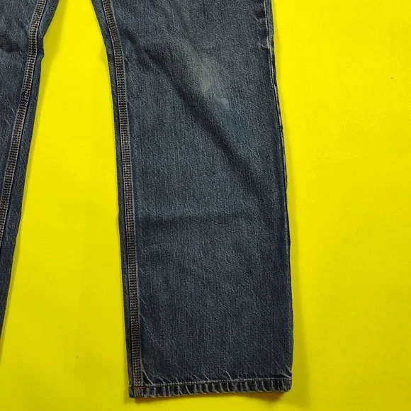 Carhartt Men's Jeans Size 33x32 Loose Fit Denim Blue Jean Workwear - Picture 5 of 12